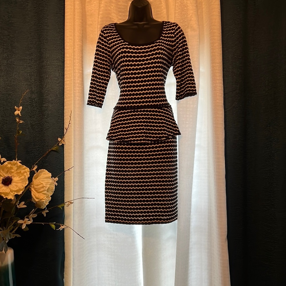 Max Studio Black & White Dress